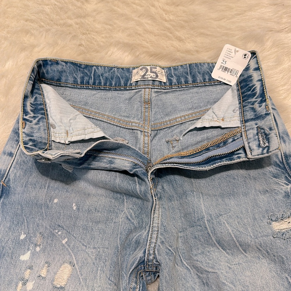Light Blue Distressed Jeans - Picture 8 of 8